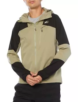 Куртка BIONASSAY Stretch Куртка BIONNASSAY II Stretch JKT M LIGHT L [Millet] Неводонепроницаемая мужская ХАКИ/ЧЕРНЫЙ