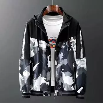 Куртка больших размеров, мужская красная, черная камуфляжная, серая подростковая куртка, мужские весенне-осенние толстовки для мальчиков, одежда 9XL