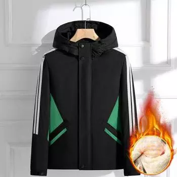 Куртка большого размера мужская весна и осень высококачественная модная мужская куртка с капюшоном парное пальто рабочая одежда разные стили M