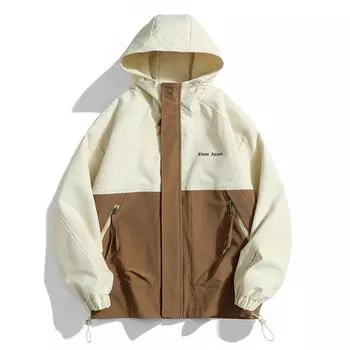Куртка большого размера весна и осень куртка с капюшоном куртка мужская весна и осень подростковая красивая универсальная свободная M