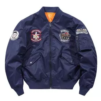 Куртка-бомбер для активного отдыха, мужская весенне-осенняя военная одежда, вышитая бейсбольная одежда, мужское спортивное пальто, тренд M