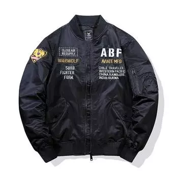Куртка бомбер куртка мужская тяжелая вышитая бейсбольная куртка M