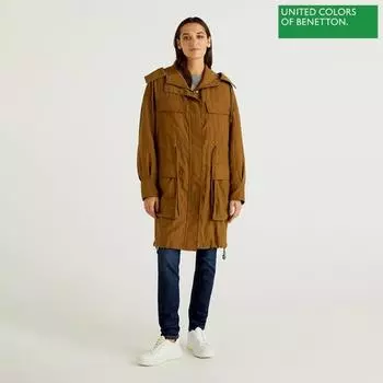 Куртка-бомбер с капюшоном Benetton Benetton 1f 2juy536q5 11q 11Q/42