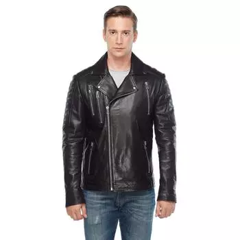 Куртка Casto Biker из натуральной кожи