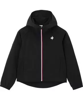 Куртка Coq Jersey Stretch Cloth Water Exercise [Le Sportif], женская, водоотталкивающая, эластичная, с капюшоном, простая, для тренировок, для спортзала,