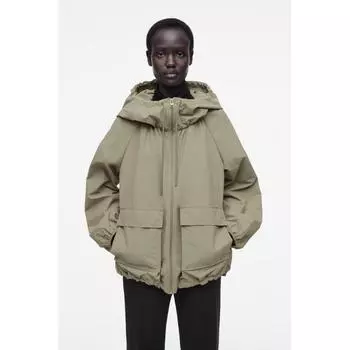 Куртка Cos Japan Technical Hoodie dark beige/XS