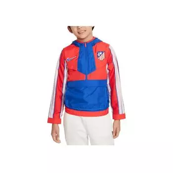 Куртка детская Nike Atltico Madrid 24/25 с капюшоном мягкая модная красная FQ3170-696 XL