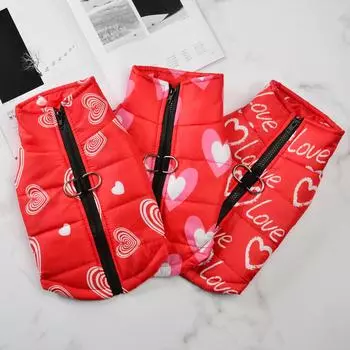 Куртка для домашних собак, зимняя теплая одежда для маленьких и средних собак, ветрозащитное пальто для щенков с высоким воротником, одежда для французского бульдога и мопса S