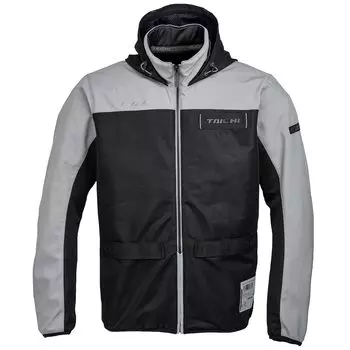 Куртка для езды на велосипеде RS TAICHI Bike Wear, дышащая сетка, CE, защитный капюшон, фиксируемая парка Air Flip, RSJ334 XL, весна/лето, встроенный черный/серый