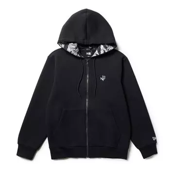 Куртка для гольфа с капюшоном на молнии черного цвета M GF TECH SWEAT FZ NE CAMO HOODIE BLK [New Era]