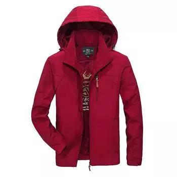 Куртка для хранения шляпы, мужская, с принтом, весна и осень, повседневная, тонкая, куртка для активного отдыха, мужская M красный
