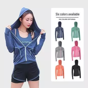 Куртка для йоги и бега Juyitang Cationic Breathable M розы красного