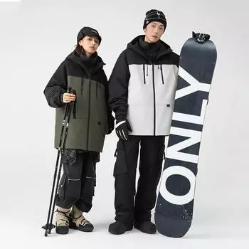 Куртка для катания на лыжах три в одном для мужчин и женщин, модная водонепроницаемая утолщенная куртка для пар для мужчин M