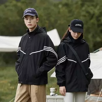 Куртка для пары, ветрозащитная куртка для альпинизма, мужская дорожная одежда для рыбалки, ветровка с капюшоном, мужская одежда M