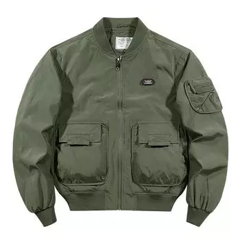 Куртка для работы на открытом воздухе, мужская, осенне-зимняя, большого размера, с несколькими карманами, бейсбольная форма, повседневная мужская куртка-топ M