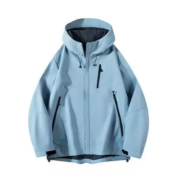 Куртка для улицы, куртка для пар, весна и осень, новая куртка для альпинизма с капюшоном из мягкой кожи S