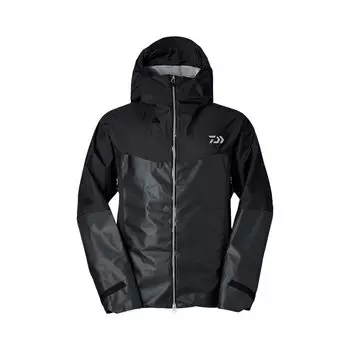 Куртка-дождевик черного цвета 2XL [Daiwa] DR-2623J