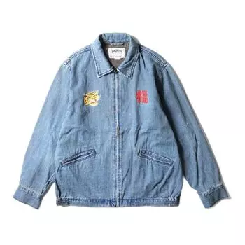 Куртка ДЖИНСОВАЯ ВЬЕТНАМСКАЯ КУРТКА [Хьюстон] (ТИГР) синий