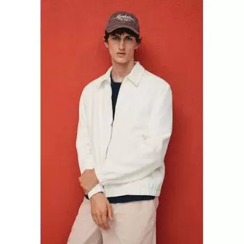 Куртка джинсовая HM Regular Fit белая XS