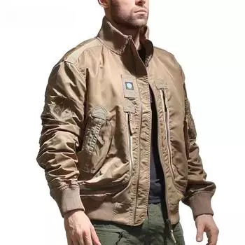 Куртка Flight Jacket Функциональная мужская водонепроницаемая куртка Повседневная британская одинарная куртка, куртка Pie Overcome M
