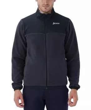 Куртка флисовая с застежкой-молнией и шитьем, термозащитная, для защиты от холода, для гольфа RG4FSW02M GY00 [SRIXON] для мужчин (Серый)