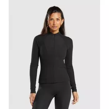 Куртка Gymshark Conditioning Full Zip черная B9a5o Bb2j XXS
