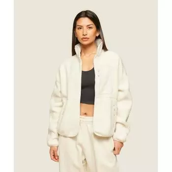 Куртка Gymshark Zip Up Sherpa White B2c2g Wc1v XS