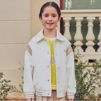 Куртка Hedges Kids Hedges Skies Tennis Club Varsity Hts21jb01g Iv Ivory/120