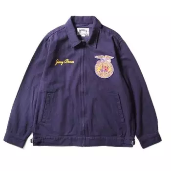 Куртка ХЛОПКОВО-ЛЬНЯНАЯ КУРТКА FFA [Хьюстон] синий