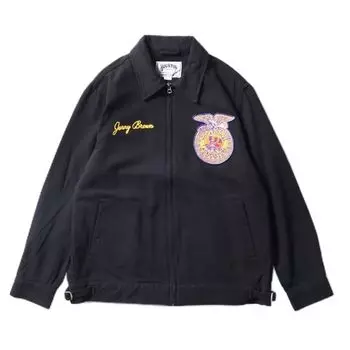 Куртка ХЛОПКОВО-ЛЬНЯНАЯ КУРТКА FFA [Хьюстон] чёрный