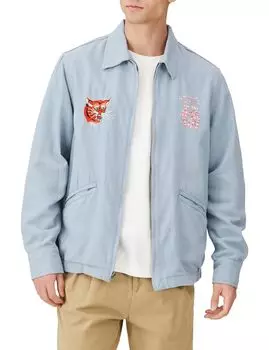 Куртка ХЛОПОК ЛЕН ВЬЕТНАМ [Хьюстон] КУРТКА(MAP) Мужской зелёный