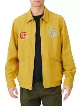 Куртка ХЛОПОК ЛЕН ВЬЕТНАМ [Хьюстон] КУРТКА(MAP) Мужской жёлтый