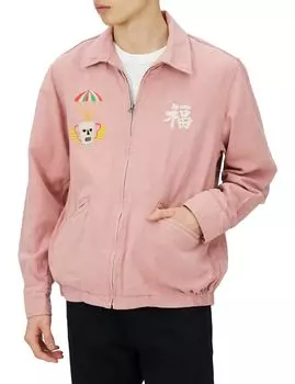 Куртка ХЛОПОК ЛЕН ВЬЕТНАМ [Хьюстон] КУРТКА(ТИГР) Мужской розовый