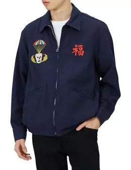 Куртка ХЛОПОК ЛЕН ВЬЕТНАМ [Хьюстон] КУРТКА(ТИГР) Мужской синий