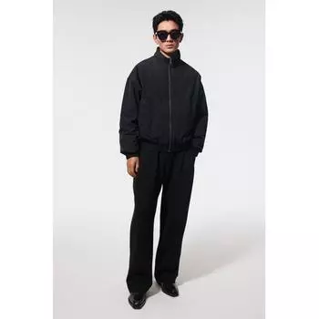 Куртка HM Funnel Neck свободного кроя черного цвета S