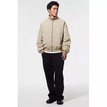 Куртка HM Funnel Neck свободного кроя kHaki Beige S