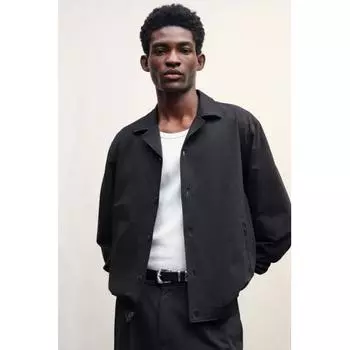 Куртка HM Jersey Regular Fit, черная S