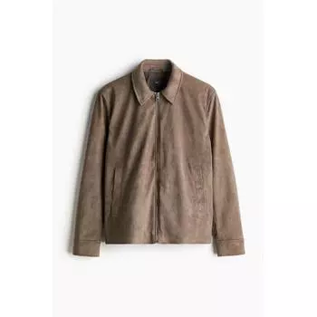 Куртка HM Regular Fit серого цвета XS