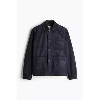 Куртка HM Regular Fit, темно-синяя XS