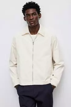 Куртка HM Regular Fit кремового цвета XS