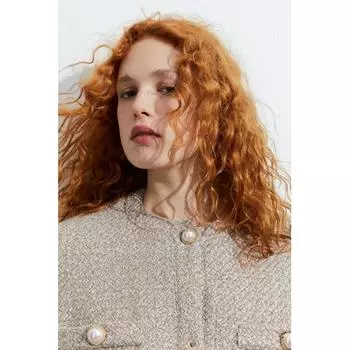 Куртка HM Textured бежевый меланж