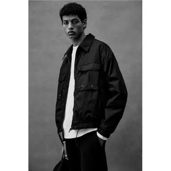 Куртка HM Utility свободного кроя, черная XS