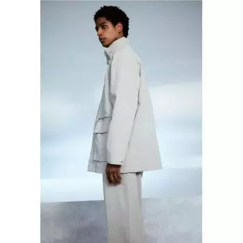 Куртка HM Water Repellent Coating Utility Regular Fit Light Beige XS