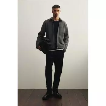 Куртка HM Zip Up Regular Fit Темно-серый XS
