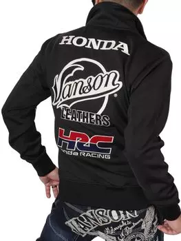 Куртка HONDA Truck с вышивкой из джерси, черная, размер M [Banson] HRV-2414 чёрный
