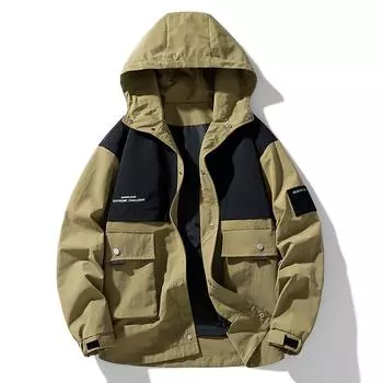 Куртка Индивидуально изготовленная теплая ветрозащитная и водонепроницаемая ветровка куртка модная уличная популярная зимняя M