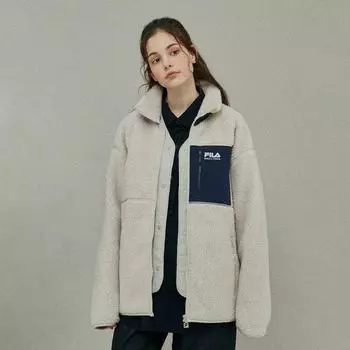 Куртка из флиса Fila Woven Pocket Fe2jke6105x Bei BEIGE/105