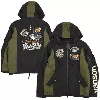 Куртка из нейлона от Tom Jeri Collaboration [VANSON] TJV-2341 (Л, Черный) чёрный
