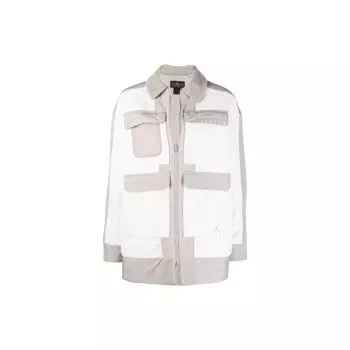 Куртка Jordan Cozy Girl на молнии с полной молнией Summit White/College Grey/College Grey Женская уличная одежда DJ2722-121 M