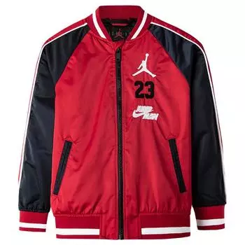 Куртка Jordan Kids с вышитым логотипом и бейсбольным воротником, детские куртки JD2212004GS-002 XS